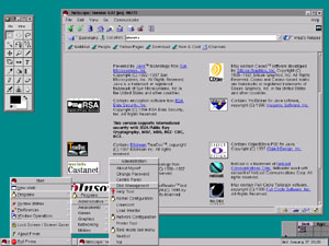 X Windowsi u fvwm95 shell-u... Podsje�a li Vas na ne�to?