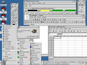 X Windowsi u Gnome shell-u...  Red Hat 6.0